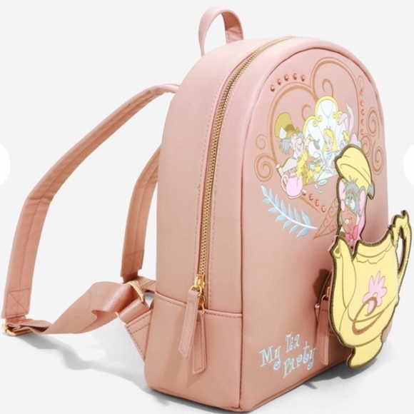 DANIELLE NICOLE LOUNGEFLY DISNEY ALICE IN WONDERLAND MINI BACKPACK CARDHOLDER +! - Picture 5 of 15
